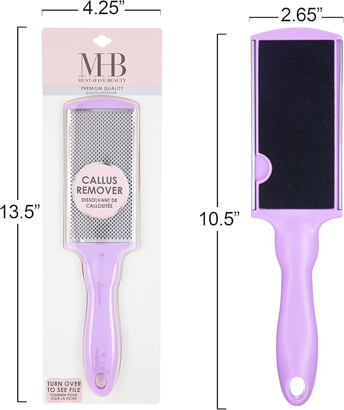 Lilac Callus Remover Tool – Professional Foot File & Callus Shaver for Feet | Premium Dead Skin Remover for Calloused Feet | Pedicure Foot Care Tool for Women – Smooth & Soft
