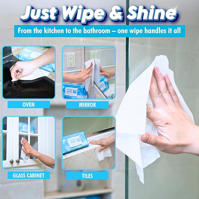 Air Jungles Car Interior Cleaning Wipes Set 210 Count, XL 8" x 10" | Multi-Purpose Wipes For Car Leather Seat, Windshield Window Mirror Cleaning, Steering Wheel & Vinyl Cleaning