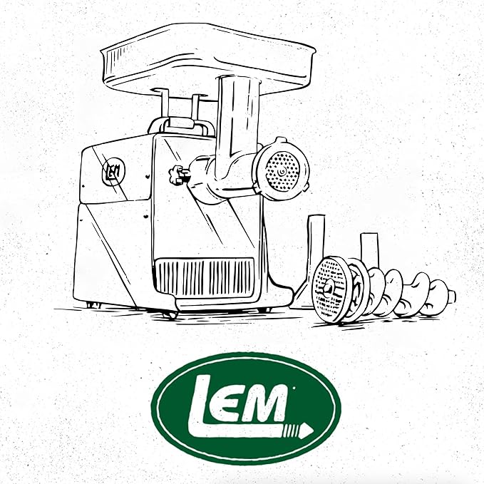 LEM Products Ground Meat Packaging System, Poly Bag Sealer Machine with Tape, 50 Wild Game Meat Bags, Freezer-Ready Packing Kit for Meats, Ground Beef, Deer Processing