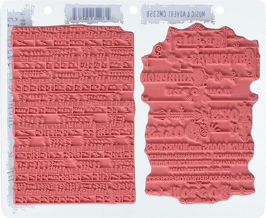 Stampers Anonymous ClingStamp TH Music & Advert