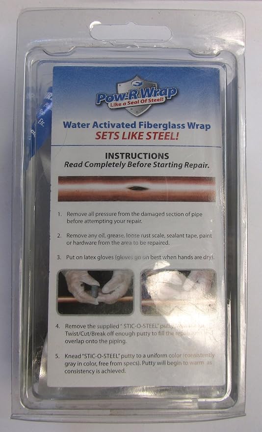 Fernco FPW248CS 1" Pow-R Wrap Pipe Repair