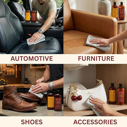 Leather Honey Leather Conditioner, Non-Toxic & Made in the Usa Since 1968. Protect & Restore Leather Couches & Furniture, Car Interiors, Boots, Jackets, Shoes, Bags & Accessories. Safe for Any Colors