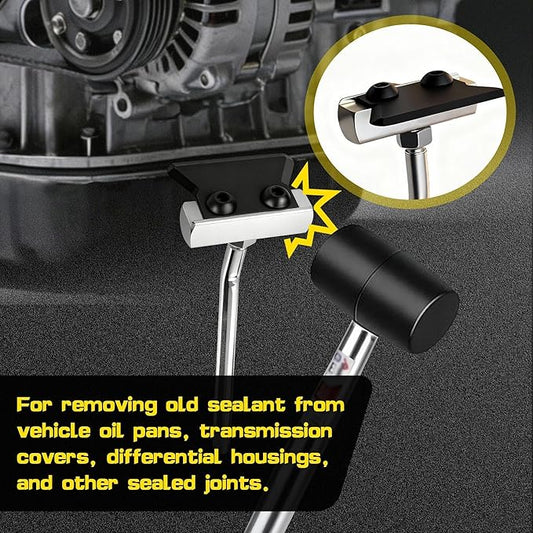 1-Pack Oil Pan Removal Tool & Gasket Separator – Engine Sealant Scraper for Most Cars, Trucks, SUVs – Professional Oil Pan Separator Tool for Easy Maintenance
