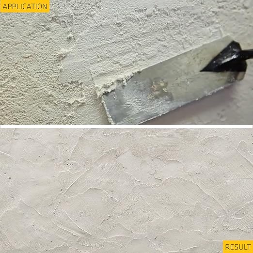 SIKA Sikacryl Stucco Repair, White, 1-Qt, Ready-Mix Stucco Patch for Large Cracks and Spalls, Acrylic-Based, Interior/Exterior, Textured, Moisture-Resistant (Pack of 6)