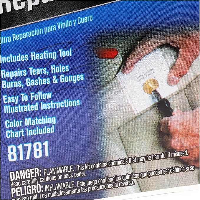 Permatex 81781 Ultra Series Vinyl and Leather Repair Kit