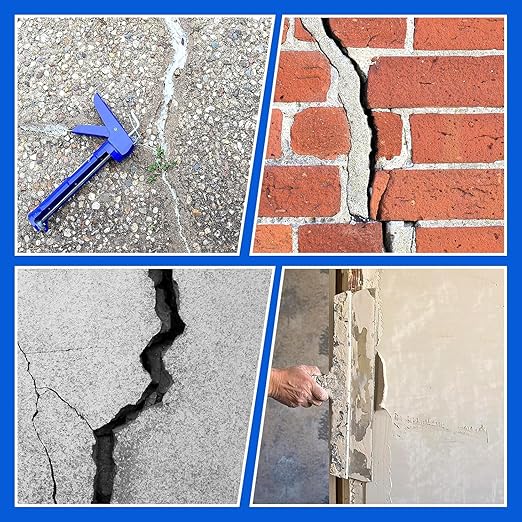 Foam Backer Rod for Gaps Concrete Crack Filler Joints Foam Gap Fillers Caulk Saver Backing Rod Concrete Filler Rope Joint Filler (3/8 Inches X 10 Feet)
