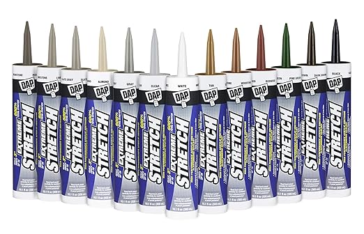 DAP 7079818712 Extreme Stretch Elastomeric Sealant, Iron Stone, 10 Ounces (Pack of 2)