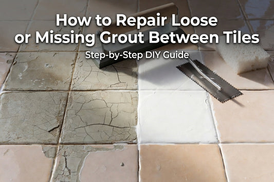 How to Repair Loose or Missing Grout Between Tiles