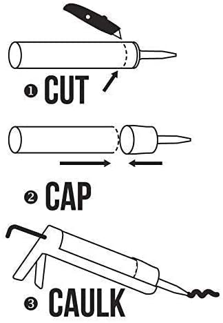 TubeANew Caulk Tube Saver - Repair and Reuse Dried or Clogged Tubes - 2 Packs, 10 Pieces
