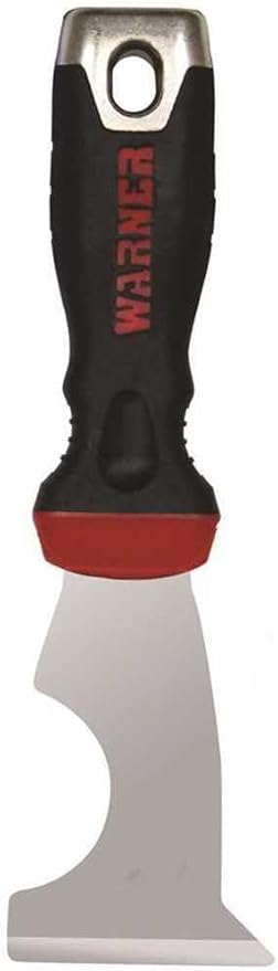 Warner ProGrip 6-in-1 Stiff Glazier Knife with Hammer Cap, 90199