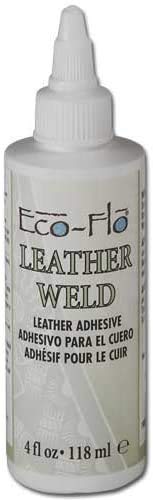 Tandy Leather Eco Flo Leather Weld 4oz 2 Pack - 2655-01- Craft- Leather Adhesive Glue - Super Strong Glue - Quick Bond - Clear Drying for Various Material Craft, Repair, or Patch with E-Book