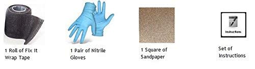 Fix It Wrap Repair Wrap | Strong Fiber Weld Fix | Fiberglass Repair Tape -2 Pack (4 INCH)