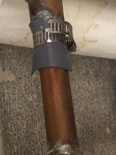 Emergency Pipe Repair Kit- Pipe Leak Repair Clamp Kit- 6 Patchs and clamps-Quick Fix for Pin Holes-Small Splits of Most Common Household Pipes- No Water Shut Off Needed