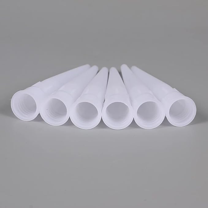 40 Pcs Silicone Tube Nozzles Caulk Finishing Nozzles Screw On Nozzles Plastic Caulk Nozzles Caulk Tip Covers Silicone Sealant Tube Tips