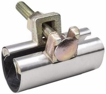 BK Products 1 in. Galvanized 430 Stainless Steel Pipe Repair Clamp