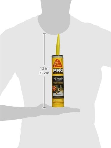 Sikaflex Self Leveling Polyurethane Sealant, Gray | Accelerated Curing | For Concrete Joints | Horizontal Application | 10.1 fl oz (4-Pack)