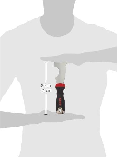 Warner ProGrip 6-in-1 Stiff Glazier Knife with Hammer Cap, 90199