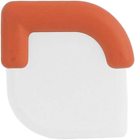 Handy Housewares Scraper Durable 3" Nylon Plastic Pan Scraper Tool with Anti-Slip Handle, Random Color, Dish Scraper Plastic (1-pack)