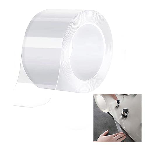Clear Caulk Strip, 2 Inch x 33 Feet Self Adhesive Caulk Tape Caulking Sealing Tape for Kitchen Countertop Sink Bathtub Bathroom Shower Toilet and Floor Wall Edge Protector