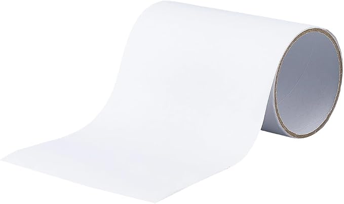 GORGECRAFT 1m*15cm Waterproof Repair Tape Vapors Barrier Tape Swim Ring Repair Patch Stickers White Multi-Purpose Duct Tape TPU Multi-Purpose Decor for Crawl Spaces Tile Roofing Shingles