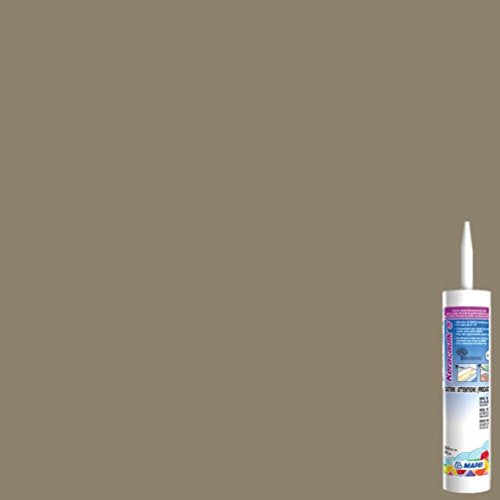 Mapei Keracaulk S Premium, Paintable, Sanded, Siliconized Acrylic Caulk, Expertly Formulated to Match Grout Colors, 10 oz., 5105 Driftwood- Sanded