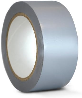GGR SUPPLIES T.R.U. CVT-536 Gray Vinyl Pinstriping Dance Floor Tape: 2 in. Wide x 36 yds. Several Colors