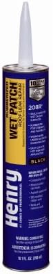 Henry Wet Patch Black Asphalt Roof Cement 11 oz