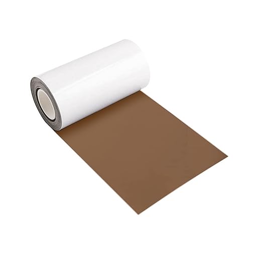 Leather Repair Patch Kit Medium Brown 3 x 60 inch Leather Repair Tape Self Adhesive Patch for Furniture, Couch, Sofa, Car Seats Computer Chair First Aid Vinyl Repair Kit
