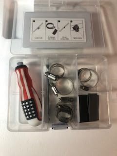 Emergency Pipe Repair Kit- Pipe Leak Repair Clamp Kit- 6 Patchs and clamps-Quick Fix for Pin Holes-Small Splits of Most Common Household Pipes- No Water Shut Off Needed