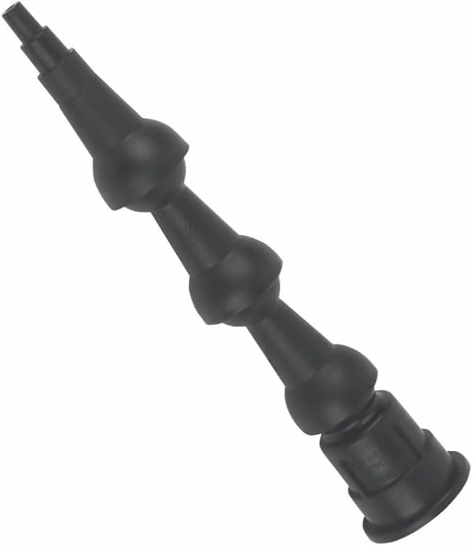 Universal Caulking Nozzle Tip Flexible Bent Caulk Applicator Tool for Corners Bathrooms and Hard to Reach Spaces 4.5In Abs