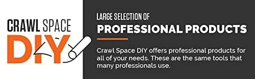 Crawlspace-DIY Vapor Barrier Tape, 12 Mil Easy-to-Use Polyethylene Moisture Vapor Barrier Seam Tape for Crawl Space, Repairs, Underlayment, Waterproof, 4" x 180', 3 Rolls