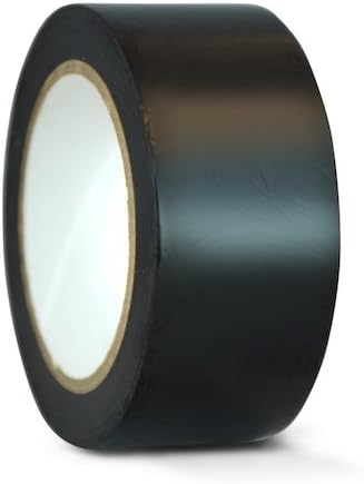 GGR Supplies T.R.U. CVT-536 Black Vinyl Pinstriping Dance Floor Tape: 4 in. Wide x 36 yds. Several Colors