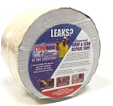 EternaBond TAN Mobile Home RV Rubber Roof Repair Tape Sealant 4" x 10' - 10 Foot, 10 Feet