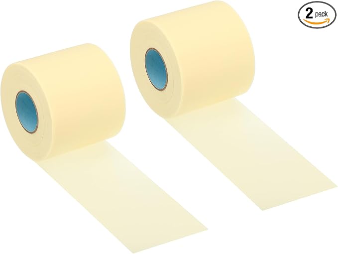 PATIKIL 2.4" x49.2ft Pipe Wrapping Tape, 2 Pack PVC Duct Tape Pipes Insulation Air Conditioner Tube Wrap Waterproof Non Adhesive for HVAC Electrical Beige