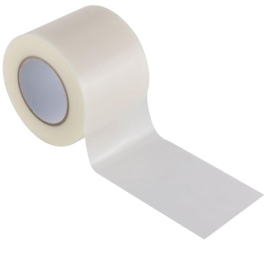 GTSE Wide Duct Tape, Clear, 4 Inches x 55 Yards (164 ft), Heavy Duty, Waterproof Repair Tape for Indoor or Outdoor Use, 96 Rolls