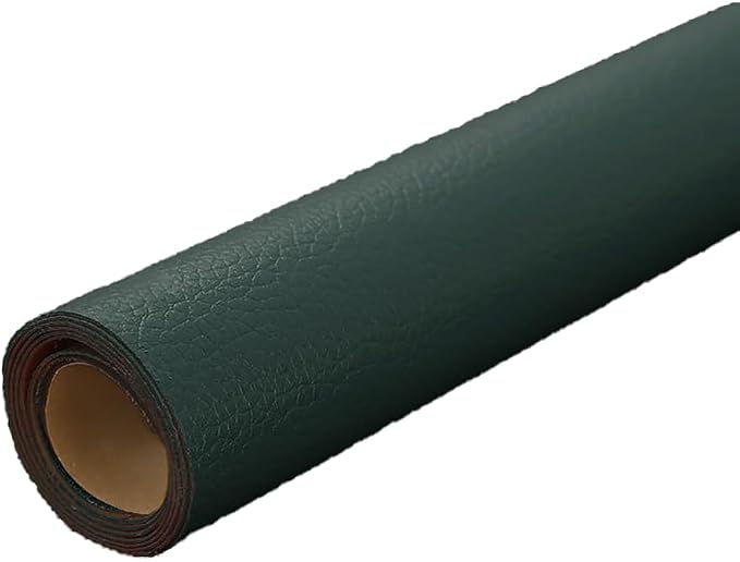Olive Green Leather Repair Patch, 53.9 x 19.6 Inch Self Adhesive Leather Repair Tape, Large Vinyl Leather Repair Kit for Furniture, Car Seats, Sofats, Couch, Office Chair