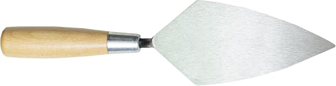 MARSHALLTOWN Pointing Trowel, 6 x 2 3/4 Inch Inch Blade, Philadelphia Pattern, Single Piece High Carbon Steel, Wooden Handle, Repair Mortar Joints, Masonry, Made in the USA, 45 6