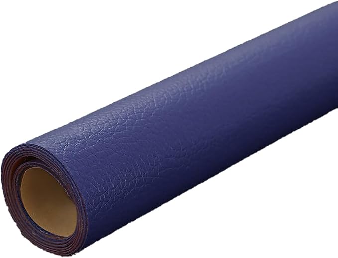 Royal Blue Leather Repair Patch, 53.9 x 13.7 Inch Self Adhesive Leather Repair Tape, Large Vinyl Leather Repair Kit for Furniture, Car Seats, Sofats, Couch, Office Chair