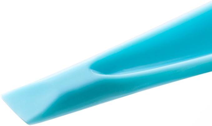 Plastic Scraper Label Scraper Label Peeler Can Opener, Eunion Plastic Multipurpose Stiff Scraper Scratch Free Cleaning Tool, 3 Pack, Blue