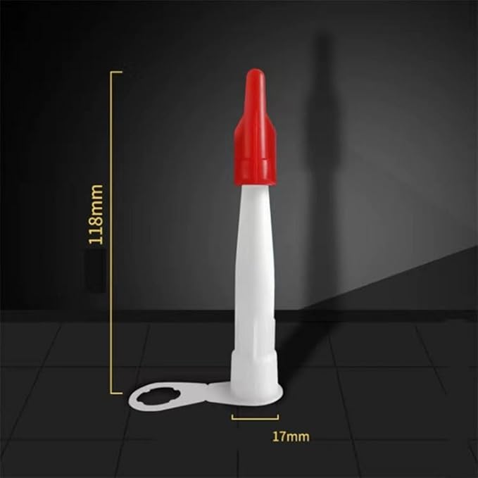 12 PACK Caulking Nozzle Extension Tube with Cover caulking extension nozzle,caulking gun extension nozzle,caulk tube extension