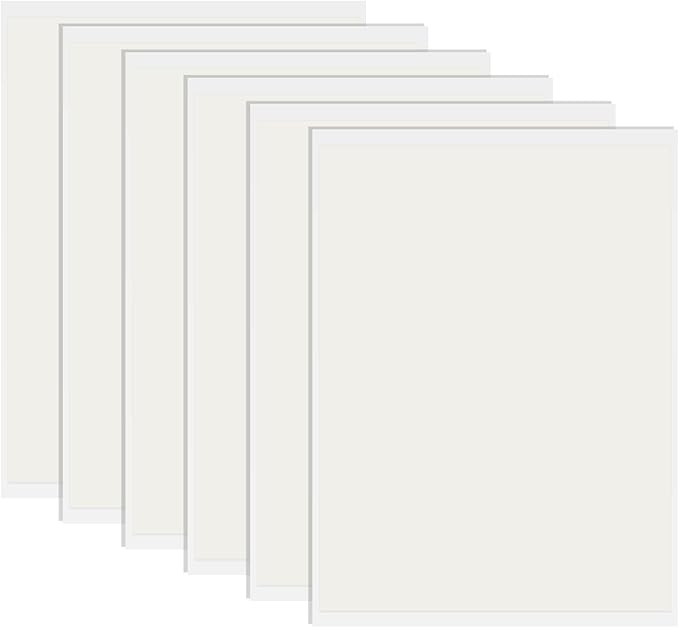 Vinyl Siding Repair Kit, White Durable Self-Adhesive Vinyl Siding Patch Cut to Fit Freestyle Cover Any Cracks, Holes, or Blemishes on PVC Fence Repair Kit(6 Pack)
