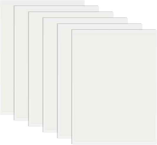 Vinyl Siding Repair Kit, White Durable Self-Adhesive Vinyl Siding Patch Cut to Fit Freestyle Cover Any Cracks, Holes, or Blemishes on PVC Fence Repair Kit(6 Pack)