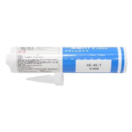 Japan Shin-ETSU KE-45-T 330ML Electronic Sealant ShinEtsu Shin-ETSU Glass Glue Fixed Waterproof Oil High Vacuum Silicone Gasket Seam Sealing Grease Original Imported Product(KE45-T)