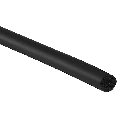 PATIKIL 5/64 Inch x 65.6 Feet Backer Rod, Foam Rope Caulk Crack Joint Filler Roll Seal Weather Strip for Home Construction, Black