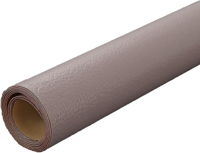 Gray Leather Repair Patch, 53.9 x 19.6 Inch Self Adhesive Leather Repair Tape, Large Vinyl Leather Repair Kit for Furniture, Car Seats, Sofats, Couch, Office Chair
