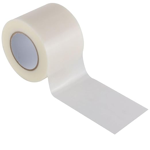 GTSE Wide Duct Tape, Clear, 4 Inches x 55 Yards (164 ft), Heavy Duty, Waterproof Repair Tape for Indoor or Outdoor Use, 24 Rolls