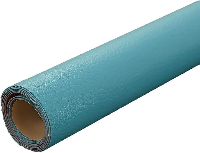 Sky Blue Leather Repair Patch, 53.9 x 19.6 Inch Self Adhesive Leather Repair Tape, Large Vinyl Leather Repair Kit for Furniture, Car Seats, Sofats, Couch, Office Chair