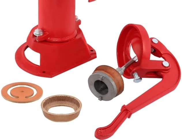 Pitcher Pump Leathers Repair Kit Leather Lower Valve Leather & Cup Leather for Pitcher Spout Pump Hand Press Pump (1pcs)