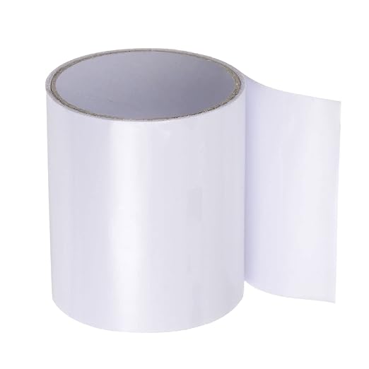 HARFINGTON Waterproof Patch Seal Tape 4" x5' Leak Repair Tape for Plastic Bucket/Basin Hoses Duct Pipes, White