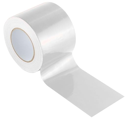 GTSE Wide Duct Tape, White, 4 Inches x 55 Yards (164 ft), Heavy Duty, Waterproof Repair Tape for Indoor or Outdoor Use, 96 Rolls